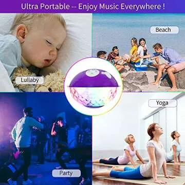 Blufree Floating Pool Speaker - Bluetooth Waterproof Sound