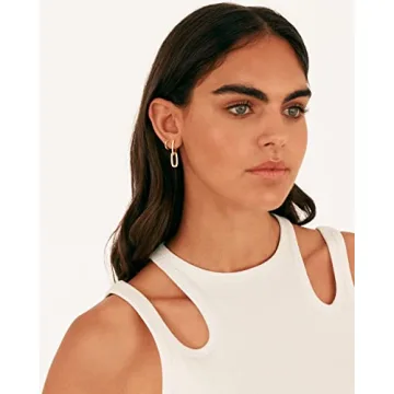 PAVOI 14K Gold Convertible Link Earrings for Women