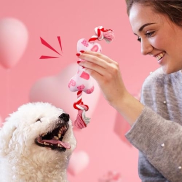Lepawit Valentine's Day Dog Toys Perfect Gift for Pets