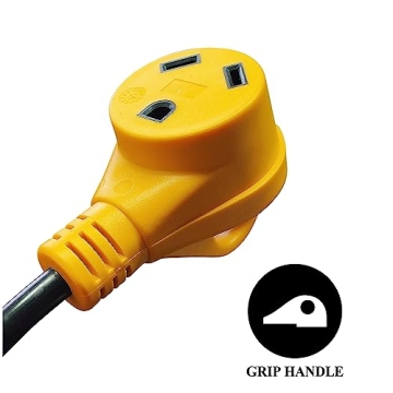 RV Camper Cord Adapter for Safe Outdoor Power Connections