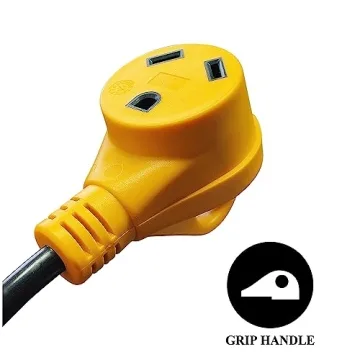RV Camper Cord Adapter for Safe Outdoor Power Connections