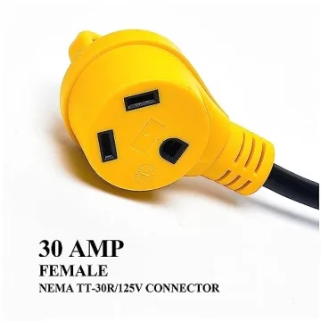 RV Camper Cord Adapter for Safe Outdoor Power Connections