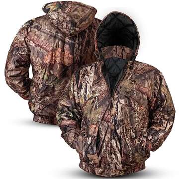 TrailCrest Tactical Hoodie Jacket - Insulated & Waterproof