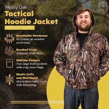 TrailCrest Tactical Hoodie Jacket - Insulated & Waterproof