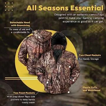 TrailCrest Tactical Hoodie Jacket - Insulated & Waterproof