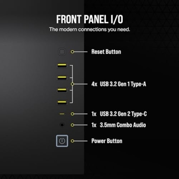 CORSAIR 6500X Mid-Tower Case - Unobstructed Views & Cooling Flexibility