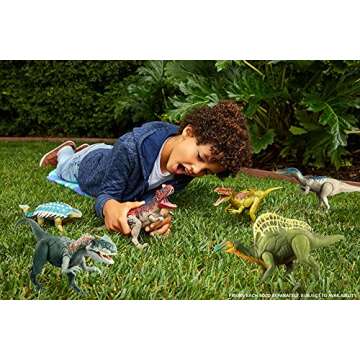 Jurassic World Toys Roar Attack Allosaurus Camp Cretaceous Dinosaur Figure with Movable Joints, Real...