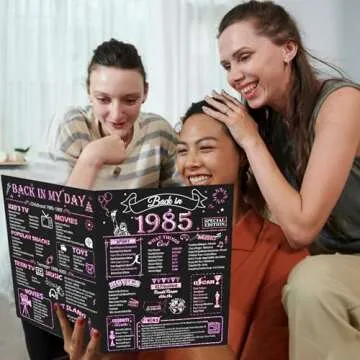 OLOSONG Jumbo 3D 40th Birthday Card for Women