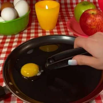 The Egg Tool: Egg Chalaza Membrane removal kitchen tong, Eggshell fragment Removal Utensil, Essentia...
