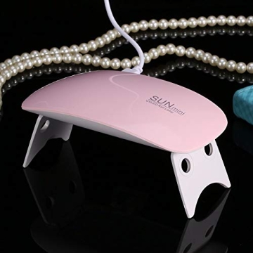Mini Nail Dryer Lamp - 6W UV LED Portable Curing Light