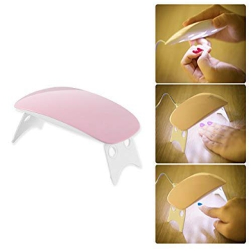 Mini Nail Dryer Lamp - 6W UV LED Portable Curing Light