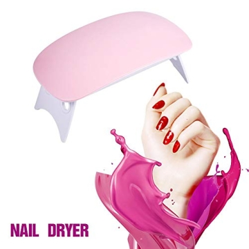 Mini Nail Dryer Lamp - 6W UV LED Portable Curing Light