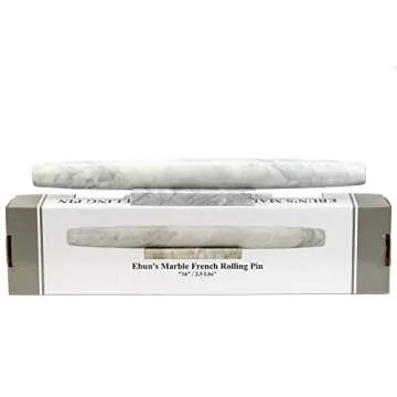 Marble French Rolling Pin - Elegant Baking Tool for All