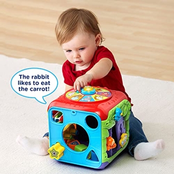 VTech Sort and Discover Activity Cube - Engaging Learning Toy