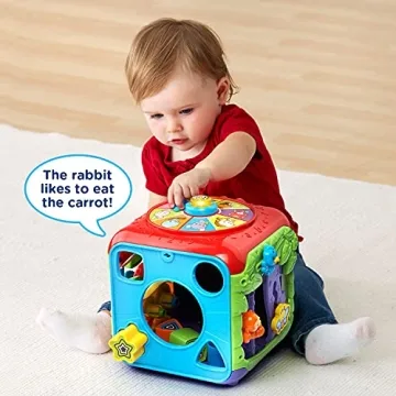 VTech Sort and Discover Activity Cube - Engaging Learning Toy