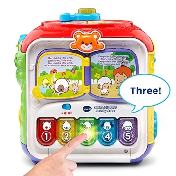 VTech Sort and Discover Activity Cube - Engaging Learning Toy