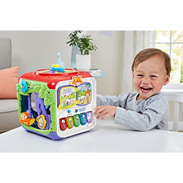 VTech Sort and Discover Activity Cube - Engaging Learning Toy