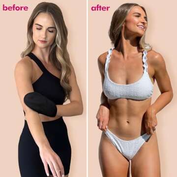 Tanning Lotion Self Tanner - USA Made with Natural & Organic Ingredients, Travel Size Self Tan Lotio...