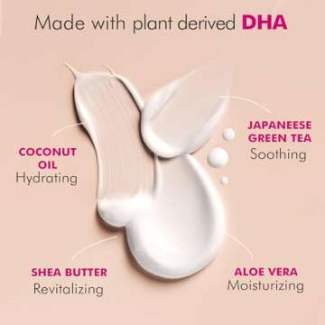 Tanning Lotion Self Tanner - USA Made with Natural & Organic Ingredients, Travel Size Self Tan Lotion, Non Toxic Gradual Tanning Moisturizer, Sunless Tanner for Fake Tan for Women & Men