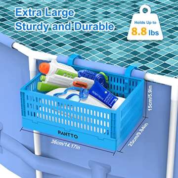 Durable Poolside Storage Baskets - Organize Your Essentials