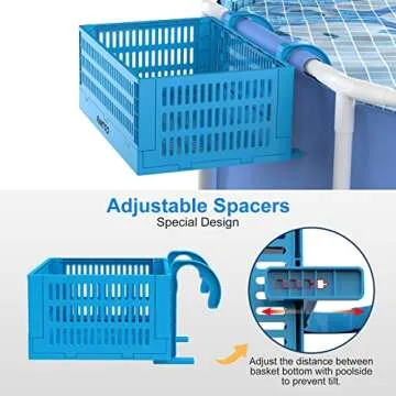 Durable Poolside Storage Baskets - Organize Your Essentials