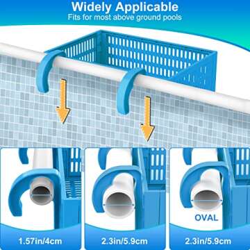 Durable Poolside Storage Baskets - Organize Your Essentials