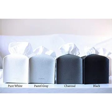 Chic PU Leather Tissue Box Cover Holder by Carrot's Den