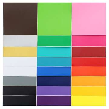 ORACAL 631 Matte Vinyl - 24 Pack of Top Colors - 12" x 12" Sheets