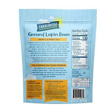 Carrington Farms, Ground Lupin Bean, Plain, 7oz.