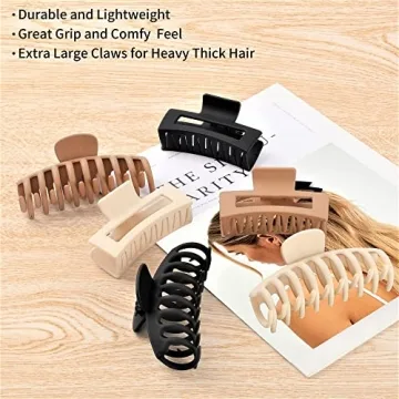 Strong Hold Hair Clips Set for Thick Long Hair - 79Style