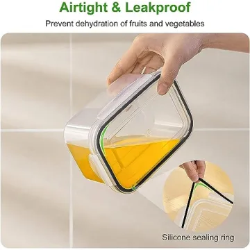 Airtight Fruit Storage Containers with Colander