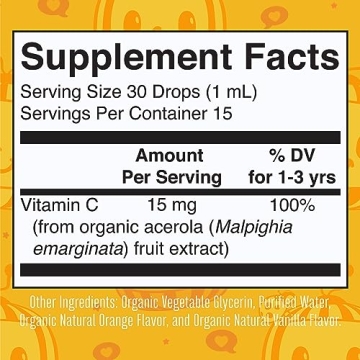 MaryRuth Kids Vitamin C Drops | Organic & Immune Support
