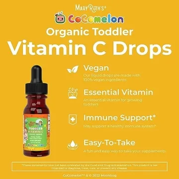 MaryRuth Kids Vitamin C Drops | Organic & Immune Support