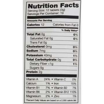 Sunfood Raw Spirulina Chlorella Tablets | 50/50 Blend | Chlorophyll Rich | Broken Cell Wall | Blue Green Algae Superfood | Organic & Non GMO | Natural Vegan Protein | 100% Pure | 2 oz Bag| 228 Tablets