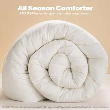 MIOTO Comforter - Lightweight All Season Comfort for Twin Beds