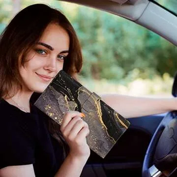 Premium RSAquar Car Registration Holder - Eco-Friendly Organizer