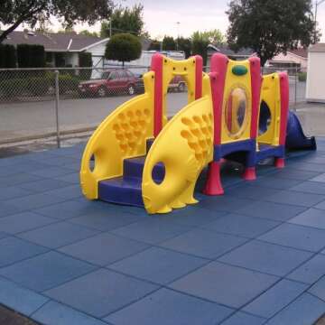 Eco-Safety Interlocking Playground Tiles - Safe & Durable