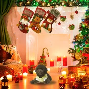 Sunnyglade 18" Christmas Stocking Set for Holiday Joy