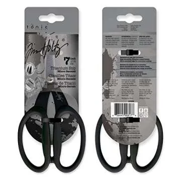Tim Holtz 7 Inch Titanium Scissors for Crafting and Sewing