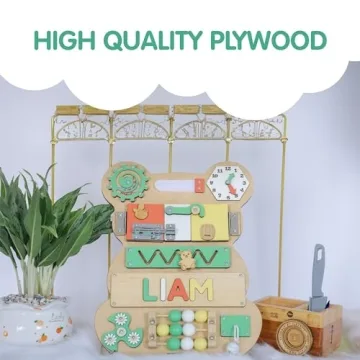 Custom Toddlers Name Puzzle Busy Board Toys