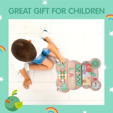 Custom Toddlers Name Puzzle Busy Board Toys