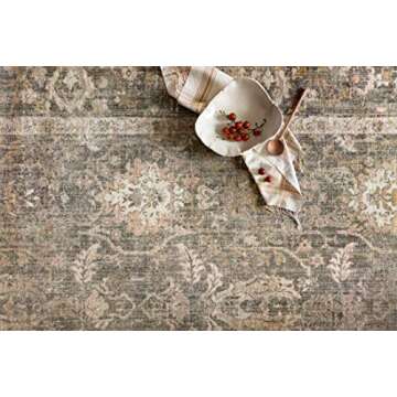 Loloi Chris Loves Julia Rosemarie Area Rug - Soft Antique Inspired