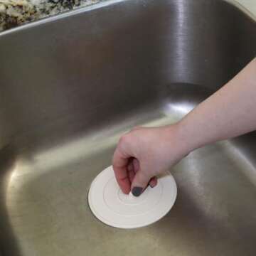 Danco 5-Inch Flat Suction Sink Stopper for Home Use