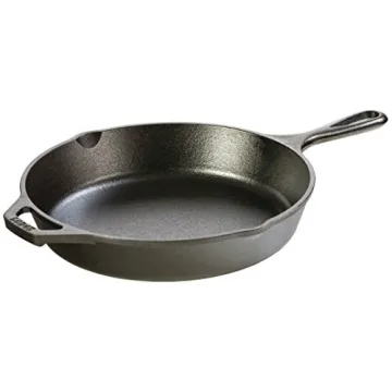 Lodge Cast Iron Skillet with Glass Lid for Perfect Cooking