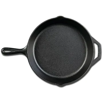 Lodge Cast Iron Skillet with Glass Lid for Perfect Cooking