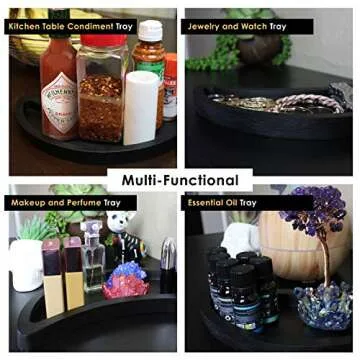 Gothic Curiosities 11'' Moon Tray for Crystals & Oils