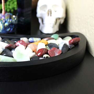Gothic Curiosities 11'' Moon Tray for Crystals & Oils