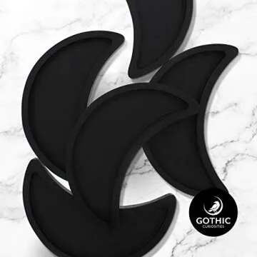 Gothic Curiosities 11'' Moon Tray for Crystals & Oils