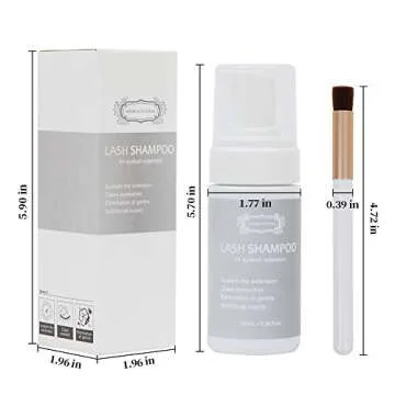 Gentle Eyelash Extension Cleanser Foam for Daily Care