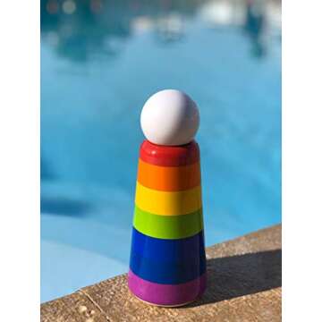 Lund London Skittle Bottle - Stylish Reusable Water Bottle